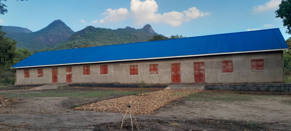 School building in South Sudan